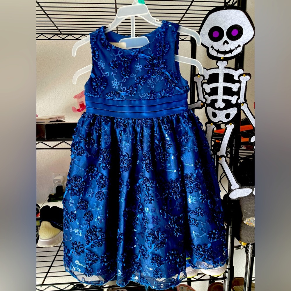 American Princess Navy Blue Formal girls dress